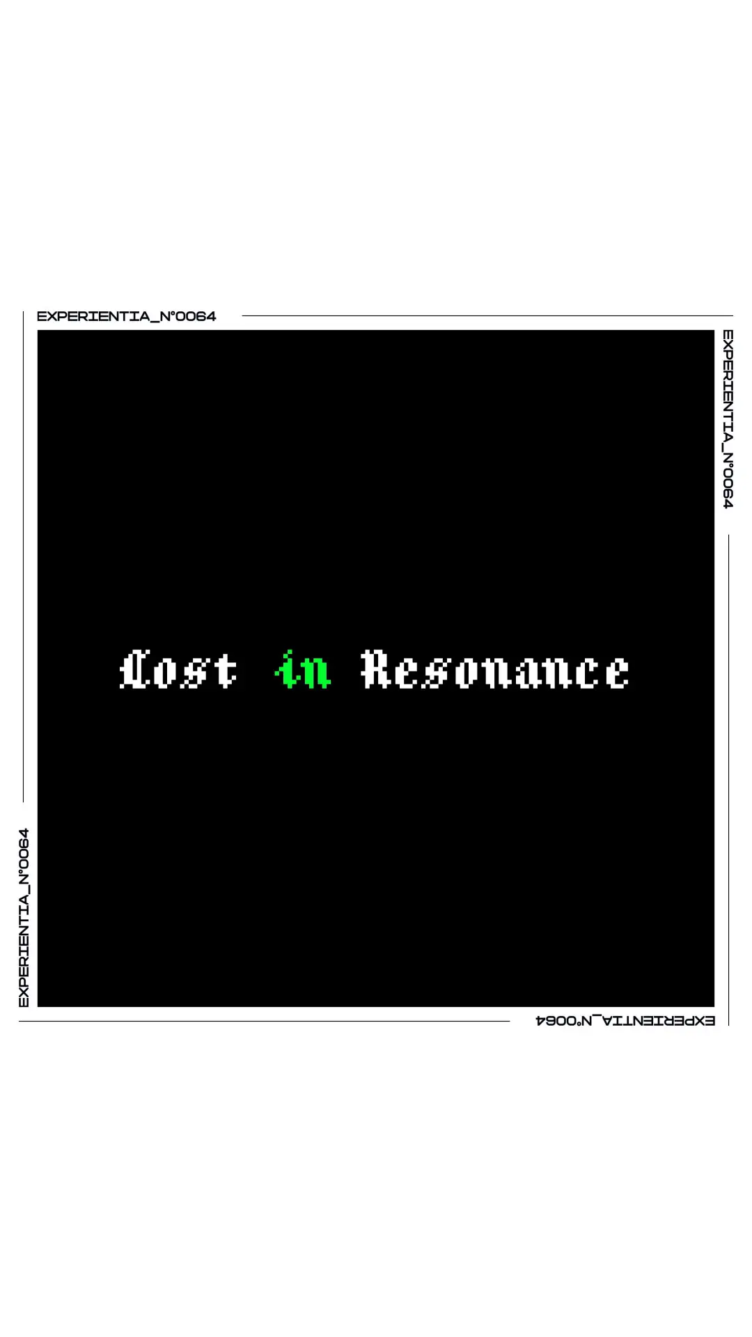 Lostin Resonance poster